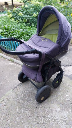 Продам универсальную (2 в 1) детскую коляска ZIPPY (Литва). Натуральный материал. . фото 1