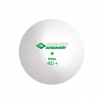 Мяч для настольного тенниса Donic Elite 1* Poly 40+ (6шт.) plastic 40 мм white.
. . фото 4