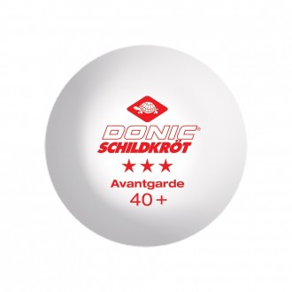 Мяч для настольного тенниса Donic Advantgarde 3* 40+ 3шт white
Классические целл. . фото 3