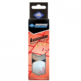 Мяч для настольного тенниса Donic Advantgarde 3* 40+ 3шт white
Классические целл. . фото 4