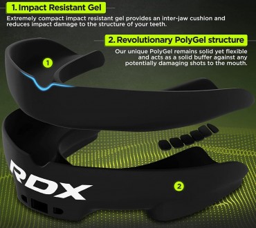 Капа боксерська RDX Gel 3D Pro Black RDX 3D Gel є самопідганяючою капою. Просто . . фото 4