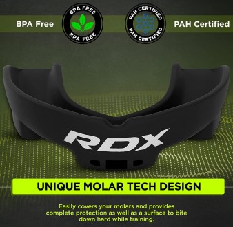 Капа боксерська RDX Gel 3D Pro Black RDX 3D Gel є самопідганяючою капою. Просто . . фото 3