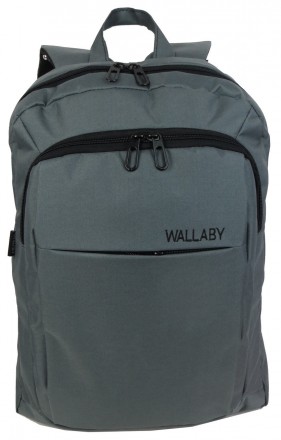 Рюкзак для ноутбука Wallaby 156 Серый Рюкзак для ноутбука, с плотным отделением. . фото 3
