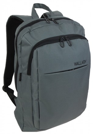  Рюкзак для ноутбука Wallaby 156 Серый Рюкзак для ноутбука, с плотным отделением. . фото 2