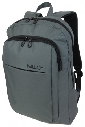  Рюкзак для ноутбука Wallaby 156 Серый Рюкзак для ноутбука, с плотным отделением. . фото 4