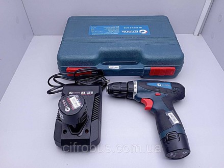безударний дриль-шурупокрут, знімний акумулятор 1.3 А ⁇ год, 12 В, додатковий ак. . фото 4