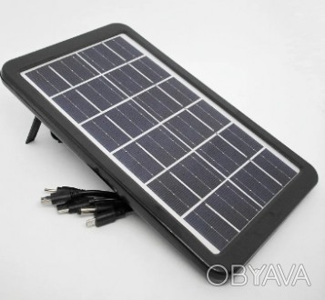 Солнечная панель -CcLamp-CL-630 с подставкой портативная с USB-кабелем с разными