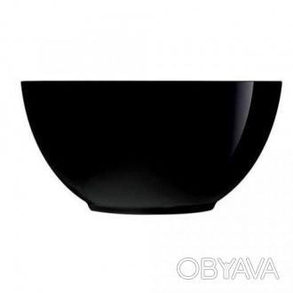Короткий опис:
Салатник LUMINARC DIWALI BLACK, 18 см.Материал: закалённое стекло. . фото 1