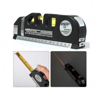 Нивелир лазерный уровень Fixit Laser Level Pro PR0
 
3 в 1: лазерный уровень, жи. . фото 3