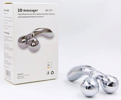Массажер роликовый 3D Massager XC-117 с парой массажных шариков, которые позволя. . фото 3