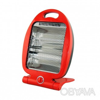 
	Обогреватель инфракрасный KG-200-2, 800W, 3 режима 1000/2000W, Red, Box. . фото 1