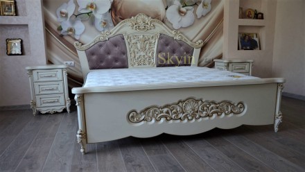 Пропонуємо шикарне ексклюзивне ліжко Кармелія в стилі Бароко.

Матеріал тільки. . фото 12