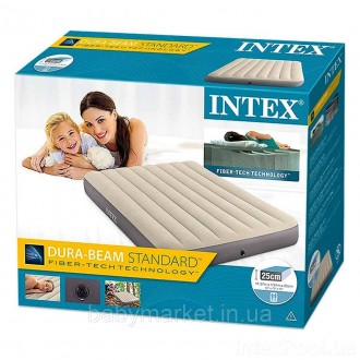  Надувний матрац Intex відмінно підійде для відпочинку вдома або на дачі. Практи. . фото 6
