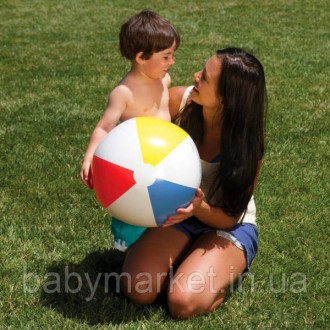 Чудовий, веселий надувний дитячий м'яч яскравого забарвлення подарує малюкам та . . фото 4
