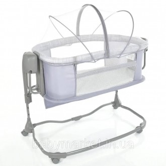 
	Приставне ліжечко Mastela 8602 для новонародженого з функцією гойдання. Призна. . фото 2