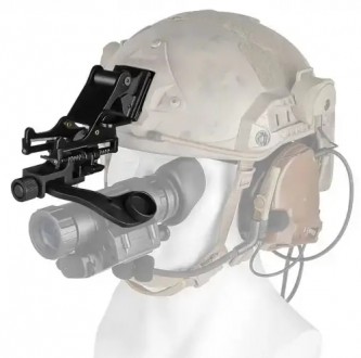 Комплект кріплень Rhino Mount + J-Arm на шолом для приладу нічного бачення PVS-1. . фото 4