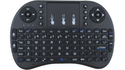  Беспроводная мини-клавиатура с подсветкой и тачпадом RII Mini i8 2.4G.. . фото 2
