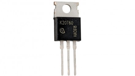  Транзистор полевой IKP20N60T K20T60 IGBT N-Ch 600V 40A TO220.. . фото 2