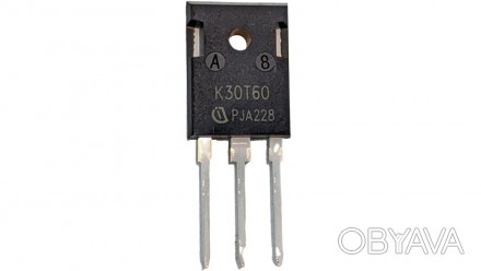 Транзистор полевой IGBT IKW30N60T K30T60 600V 30A TO-247.. . фото 1