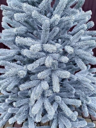 Буковельская заснеженная 2.5м литая елка искусственная ель праздничная со снегом. . фото 3