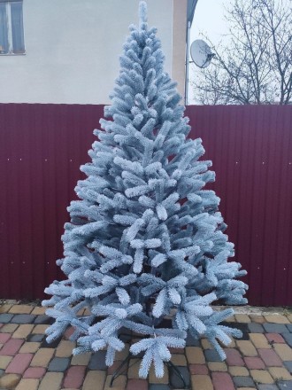 Буковельская заснеженная 2.5м литая елка искусственная ель праздничная со снегом. . фото 10