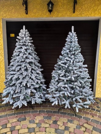 Буковельская заснеженная 2.5м литая елка искусственная ель праздничная со снегом. . фото 6