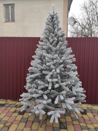 Буковельская заснеженная 2.5м литая елка искусственная ель праздничная со снегом. . фото 8