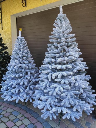 Буковельская заснеженная 2.5м литая елка искусственная ель праздничная со снегом. . фото 7