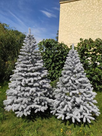 Буковельская заснеженная 2.5м литая елка искусственная ель праздничная со снегом. . фото 11