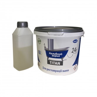 Жидкий акрил для реставрации ванн Plastall Titan 1.2 м цветной Черный
Наливной ж. . фото 3