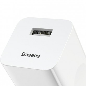Baseus Wall Charger QC3.0 — сетевое зарядное устройство с разъемом USB, поддержи. . фото 3
