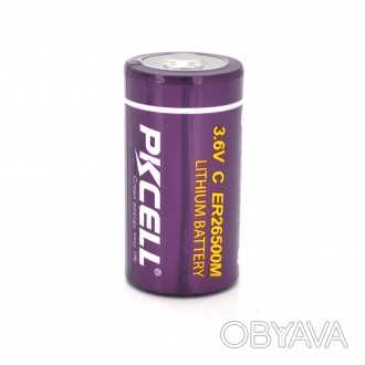 
	Батарейка литиевая PKCELL ER26500М - неперезаряжаемая батарейка, которая имеет. . фото 1