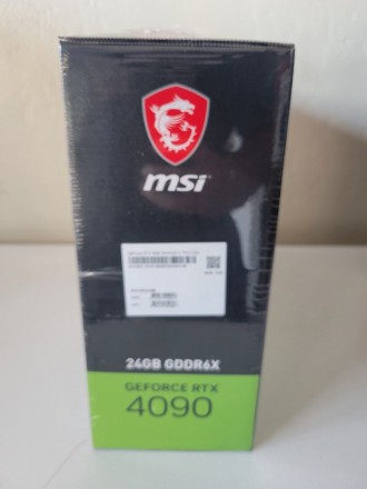 Продам нову відеокарту MSI GeForce RTX 4090 gaming X TRIO 24GB, запечатану в кор. . фото 4