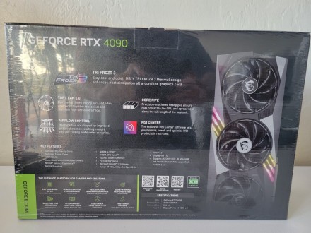 Продам нову відеокарту MSI GeForce RTX 4090 gaming X TRIO 24GB, запечатану в кор. . фото 3