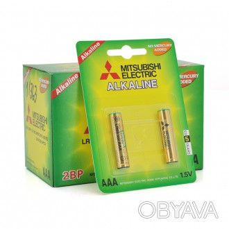 
	Батарейка щелочная MITSUBISHI 1.5V AAA/LR03 - обеспечивает питание устройств с. . фото 1