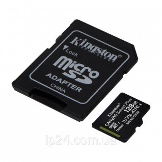 Карта пам'яті microSDXC Kingston 128GB Canvas Select Plus знадобиться насамперед. . фото 3