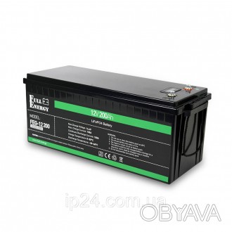
	Аккумуляторная LiFePO4 батарея FEG-12200 емкостью 200Ah и рабочим напряжением . . фото 1