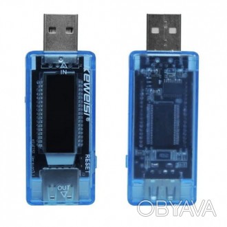 USB тестер Keweisi KWS-V20 амперметр вольтметр вимірювач ємності
Компактний і зр. . фото 1