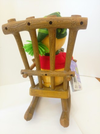 Большая игрушка около 40см, Винни Пух в кресле качалке, с этикеткой, игрушка при. . фото 7