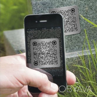 Як замовити Qr код табличка на пам'ятник надгробії
матеріал метал
QR-код на пам'. . фото 1