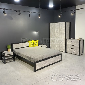 Спальня в стилі Loft від виробника MebliRoMax

В дану комплектацію входять:

. . фото 1
