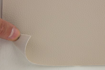  Автомобільний шкірозамінник кремовий DM-72/b на тканинній основі, ширина 155см
. . фото 5