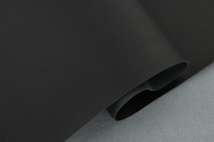 Автомобільний кожзам чорний DXP-1/2, на тканинній основі, ширина 145 cм
Кожзам п. . фото 6
