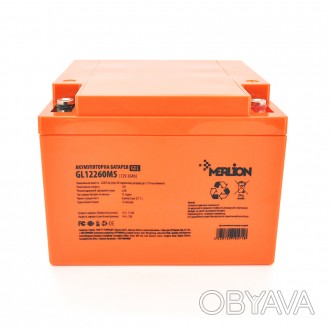 
	Аккумуляторная батарея MERLION GL12260M5 - правильная батарея для устройств с . . фото 1