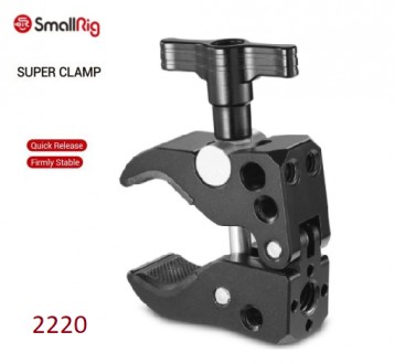 Аксесуар SmallRig Super Clamp 2220 (2220)
SmallRig Super Clamp 2220
Затискач Sma. . фото 2