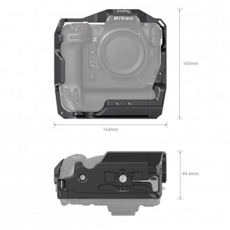 Аксессуар SmallRig Camera Cage for Nikon Z 9 3195 (3195)
Клетка SmallRig Cage дл. . фото 4