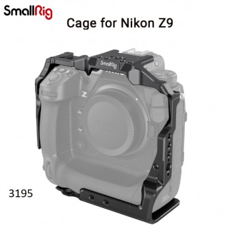Аксесуар SmallRig Cage for Nikon Z 9 3195 (3195)
Клітка SmallRig Cage для Nikon . . фото 2