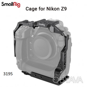 Аксесуар SmallRig Cage for Nikon Z 9 3195 (3195)
Клітка SmallRig Cage для Nikon . . фото 1