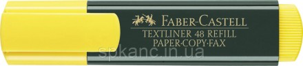 Текстовиділювач Faber-Castell Textliner 48 Superfluorescent в класичному прямоку. . фото 3