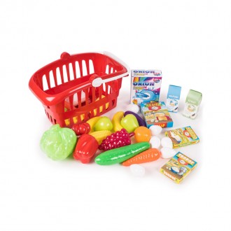 Іграшковий кошик з набором продуктів із супермаркету Кошик «Супермаркет&ra. . фото 3